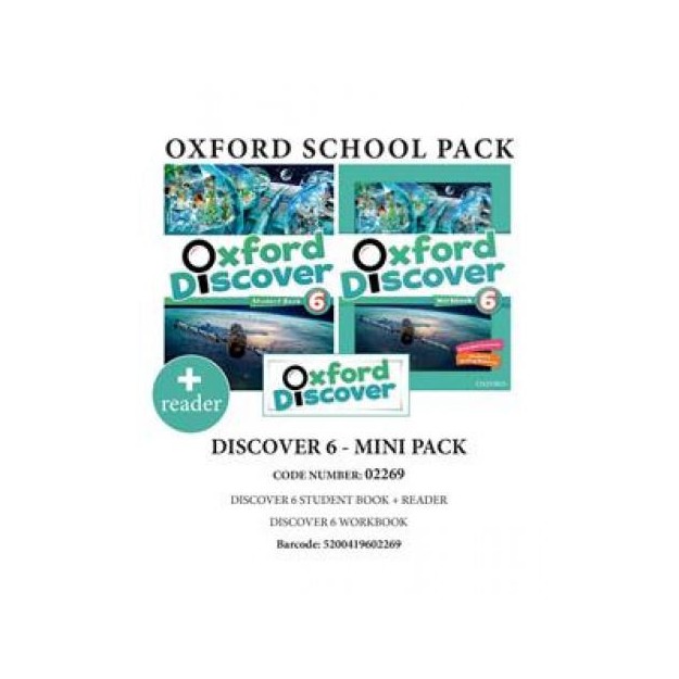 OXFORD DISCOVER 6 PACK MINI (SB + WB + READER) - 02269