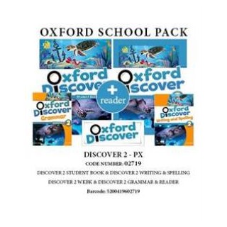 OXFORD DISCOVER 2 PACK PX (SB + WB + GRAMMAR + WRITING   SPELLING READER) - 02719