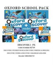OXFORD DISCOVER 2 PACK PX (SB + WB + GRAMMAR + WRITING SPELLING READER) - 02719