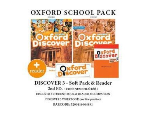 OXFORD DISCOVER 3 SOFT PACK (SB + WB   ONLINE PRACTICE + GRAMMAR + READER) - 04881