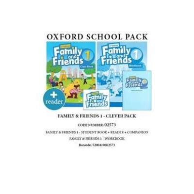 FAMILY AND FRIENDS 1 CLEVER PACK (SB + WB + COMPANION + READER) - 02573 2ND ED