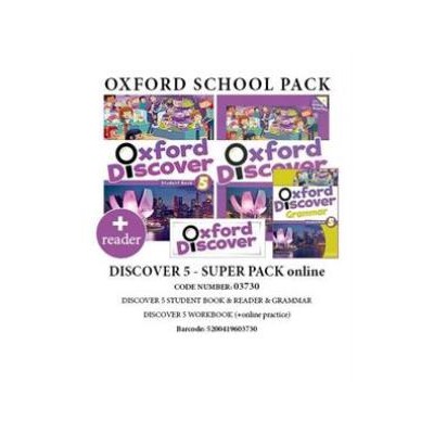 OXFORD DISCOVER 5 SUPER PACK ONLINE (SB + WB WITH ONLINE PRACTISE + GRAMMAR + READER) - 03730