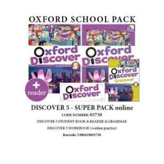 OXFORD DISCOVER 5 SUPER PACK ONLINE (SB + WB WITH ONLINE PRACTISE + GRAMMAR + READER) - 03730