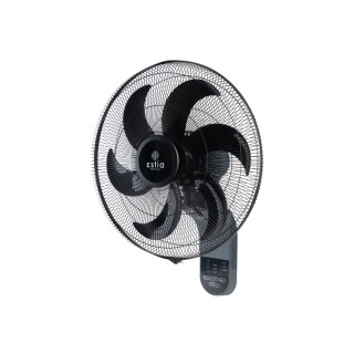 ESTIA ΑΝΕΜΙΣΤΗΡΑΣ ΕΠΙΤΟΙΧΙΟΣ BOW 45cm 75w ΜΑΥΡΟΣ ΜΕ ΜΕ ΤΗΛΕΧΕΙΡΙΣΤΗΡΙΟ