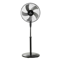 ESTIA ΑΝΕΜΙΣΤΗΡΑΣ ΣΤΑΝΤ ΕΠΙΔΑΠΕΔΙΟΣ AEROPULSE 40cm 50w ΜΕ ΣΤΡΟΓΓYΛΗ ΒΑΣΗ ΒΑΡΕΩΣ ΤΥΠΟΥ ΜΑΥΡΟΣ