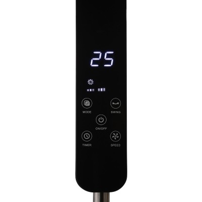 ESTIA ΑΝΕΜΙΣΤΗΡΑΣ ΣΤΑΝΤ ΕΠΙΔΑΠΕΔΙΟΣ BOW 40cm 60w ΜΑΥΡΟΣ ΜΕ ΤΗΛΕΧΕΙΡΙΣΤΗΡΙΟ