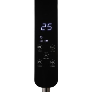 ESTIA ΑΝΕΜΙΣΤΗΡΑΣ ΣΤΑΝΤ ΕΠΙΔΑΠΕΔΙΟΣ BOW 40cm 60w ΜΑΥΡΟΣ ΜΕ ΤΗΛΕΧΕΙΡΙΣΤΗΡΙΟ