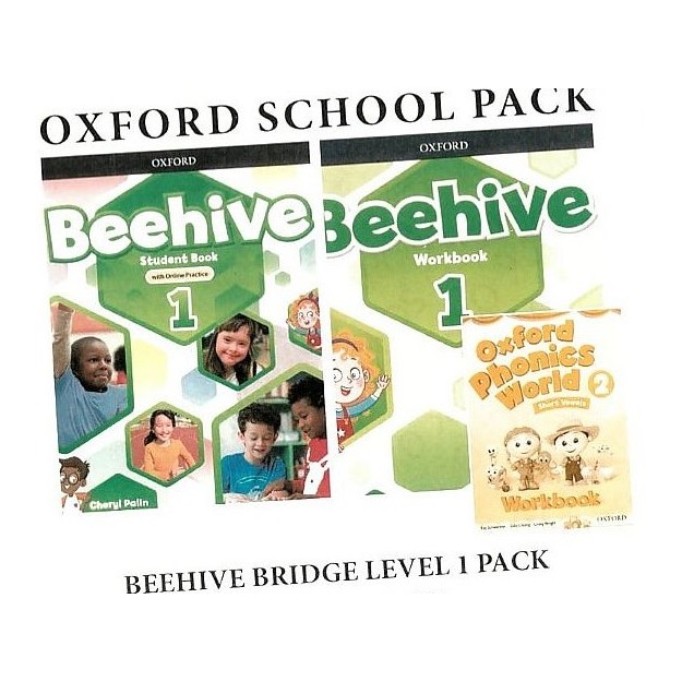 BEEHIVE 1 BRIDGE 2023 PACK (SB + WB + OXFORD PHONICS WORLD 2) - 07769
