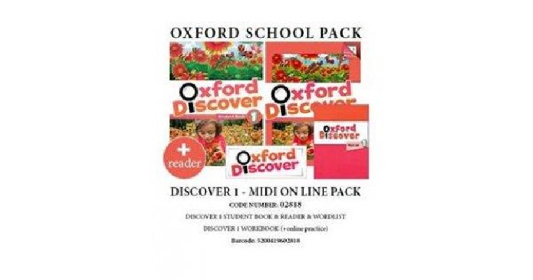 OXFORD DISCOVER 1 PACK MIDI ONLINE (SB + WB (+ ONLINE PRACTICE) + READER) - 02818