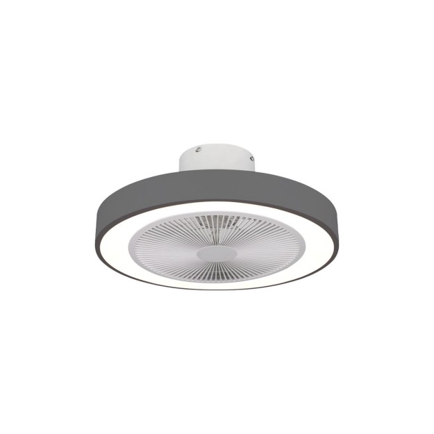 ESTIA ΑΝΕΜΙΣΤΗΡΑΣ ΟΡΟΦΗΣ HALO FLOW 50cm 15w ΜΕ CCT LED ΦΩΤΙΣΜΟ 45W & ΤΗΛΕΧΕΙΡΙΣΤΗΡΙΟ ΓΚΡΙ