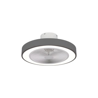 ESTIA ΑΝΕΜΙΣΤΗΡΑΣ ΟΡΟΦΗΣ HALO FLOW 50cm 15w ΜΕ CCT LED ΦΩΤΙΣΜΟ 45W & ΤΗΛΕΧΕΙΡΙΣΤΗΡΙΟ ΓΚΡΙ