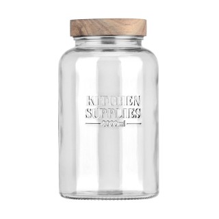 ESTIA ΔΟΧΕΙΟ ΑΠΟΘΗΚΕΥΣΗΣ ALLURE ΓΥΑΛΙΝΟ 2000ml 12x12x21.6cm