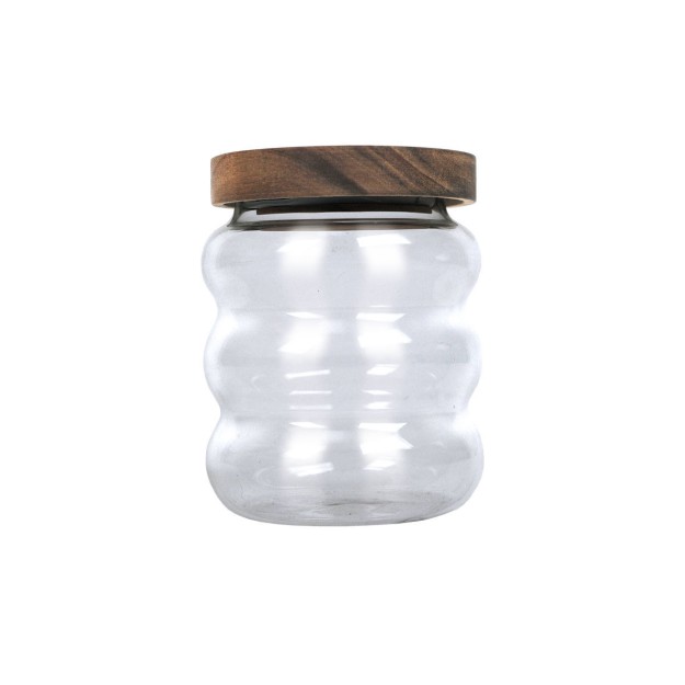 ESTIA ΔΟΧΕΙΟ ΑΠΟΘΗΚΕΥΣΗΣ ALLURE ΓΥΑΛΙΝΟ 500ml 9.5x9.5x12cm