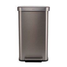 ESTIA ΚΑΔΟΣ ΑΠΟΡΡΙΜΑΤΩΝ FLATOP SOFT CLOSE 70lt ΜΑΤ ΙΝΟΞ