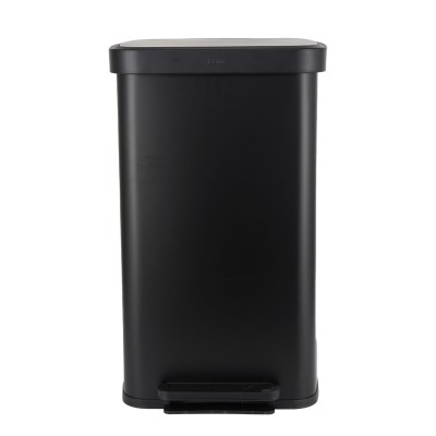 ESTIA ΚΑΔΟΣ ΑΠΟΡΡΙΜΑΤΩΝ FLATOP SOFT CLOSE 70lt ΜΑΤ ΜΑΥΡΟΣ