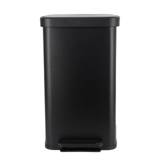 ESTIA ΚΑΔΟΣ ΑΠΟΡΡΙΜΑΤΩΝ FLATOP SOFT CLOSE 70lt ΜΑΤ ΜΑΥΡΟΣ