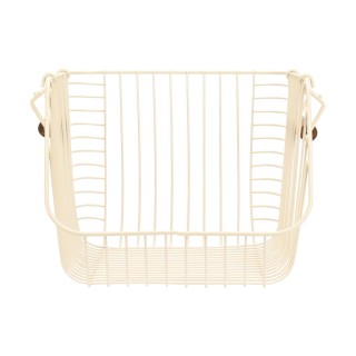 ESTIA ΚΑΛΑΘΙ ΟΡΓΑΝΩΣΗΣ ALLURE ΜΕΤΑΛΛΙΚΟ 26.5x29.5x21.5cm ΣΤΟΙΒΑΖΟΜΕΝΟ IVORY