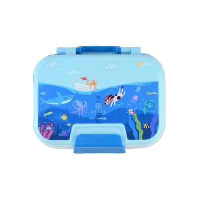 ESTIA ΠΑΙΔΙΚΟ ΦΑΓΗΤΟΔΟΧΕΙΟ SAVE THE AEGEAN 1030ml 2 ΕΠΙΠΕΔΩΝ OCEAN PLAY