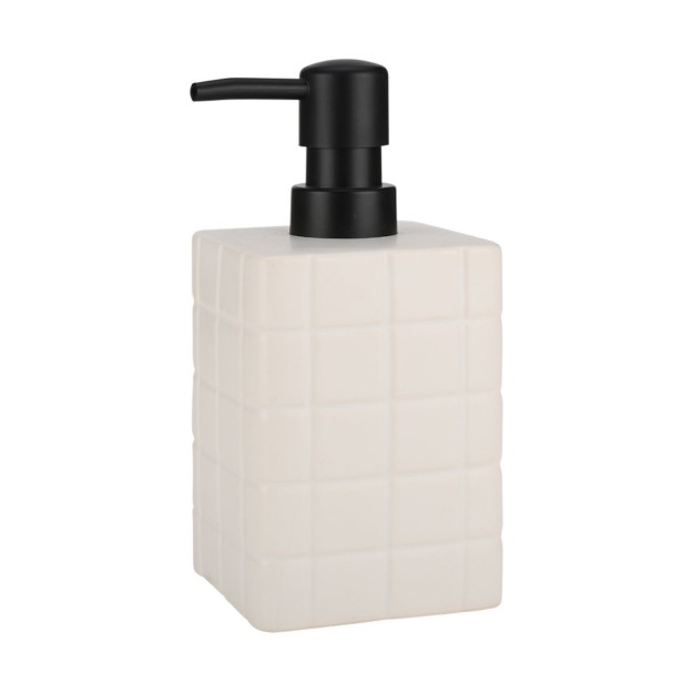ESTIA ΑΝΤΛΙΑ ΣΑΠΟΥΝΙΟΥ TILES ΚΕΡΑΜΙΚΗ 450ml 7.5x15cm ΛΕΥΚΗ