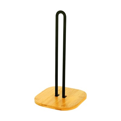 ESTIA ΒΑΣΗ ΓΙΑ ΡΟΛΟ ΚΟΥΖΙΝΑΣ BAMBOO ESSENTIALS ΜΕΤΑΛΛΙΚΗ 16x16x31.3cm