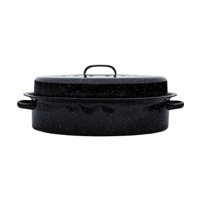 ΓΑΣΤΡΑ ENAMEL ΕΜΑΓΙΕ 46.5x32x18cm 7.8lt ΜΕ ΣΧΑΡΑ