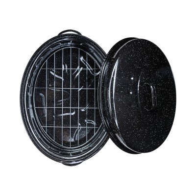 ΓΑΣΤΡΑ ENAMEL ΕΜΑΓΙΕ 46.5x32x18cm 7.8lt ΜΕ ΣΧΑΡΑ