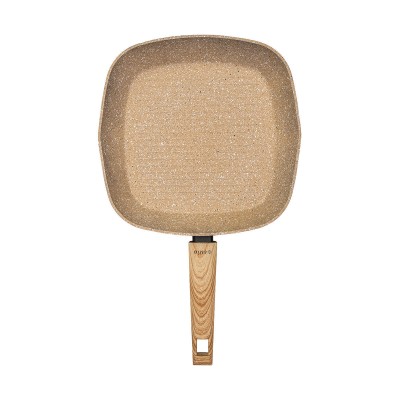 ESTIA ΓΚΡΙΛΙΕΡΑ EARTH ΑΝΤΙΚΟΛΛΗΤΙΚΗ ΠΡΕΣΣΑΡΙΣΤΟΥ ΑΛΟΥΜΙΝΙΟΥ 28cm