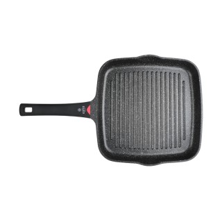 ESTIA ΓΚΡΙΛΙΕΡΑ NORDIC ΑΝΤΙΚΟΛΛΗΤΙΚΗ ΧΥΤΟΥ ΑΛΟΥΜΙΝΙΟΥ 28cm