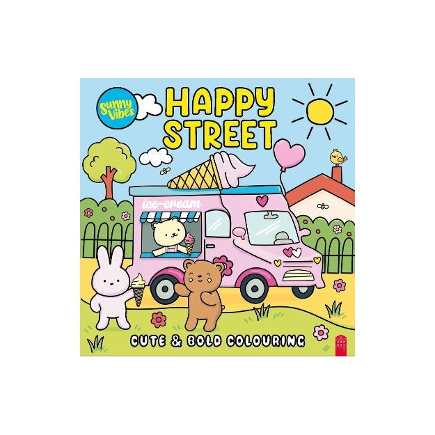 SUNNY VIBES: HAPPY STREET - CUTE   BOLD COLOURING