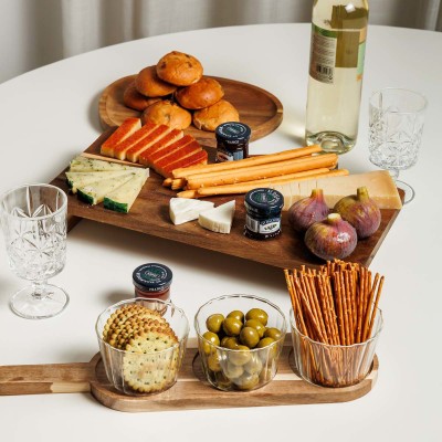 ESTIA ΓΥΑΛΙΝΑ ΜΠΟΛ ΣΕΡΒΙΡΙΣΜΑΤΟΣ ALLURE ΜΕ ΒΑΣΗ 4 ΤΕΜ 42.2x10x6.7cm