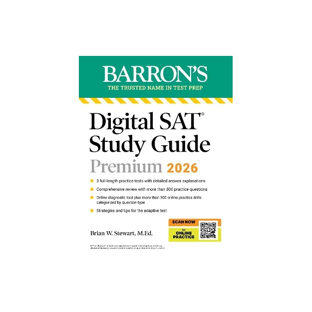 BARRONS DIGITAL SAT STUDY GUIDE PREMIUM 2026 (+ ONLINE PRACTICE)
