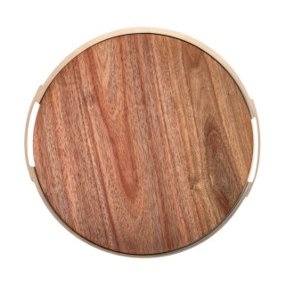 ESTIA ΔΙΣΚΟΣ ΣΕΡΒΙΡΙΣΜΑΤΟΣ ALLURE ΜΕΤΑΛΛΙΚΟΣ IVORY