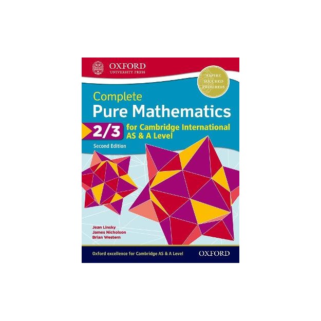 COMPLETE PURE MATHEMATICS 2/3 FOR CAMBRIDGE INTERNATIONAL AS   A LEVEL