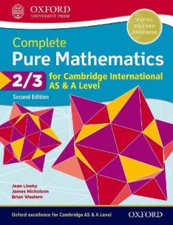 COMPLETE PURE MATHEMATICS 2/3 FOR CAMBRIDGE INTERNATIONAL AS   A LEVEL