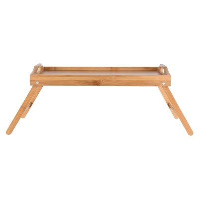 ESTIA ΔΙΣΚΟΣ ΣΕΡΒΙΡΙΣΜΑΤΟΣ BAMBOO ESSENTIALS 50x30x21cm ΜΕ ΑΝΑΔΙΠΛΟΥΜΕΝΑ ΠΟΔΙΑ