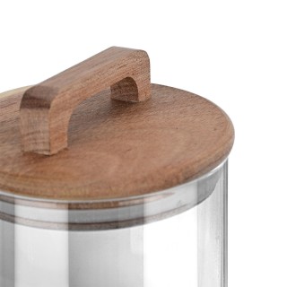 ESTIA ΔΟΧΕΙΟ ΑΠΟΘΗΚΕΥΣΗΣ ALLURE ΓΥΑΛΙΝΟ 1000ml 10x10x19cm