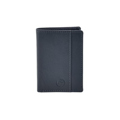 Daston 068 Ανδρικό Δερμάτινο Πορτοφόλι Μπλέ