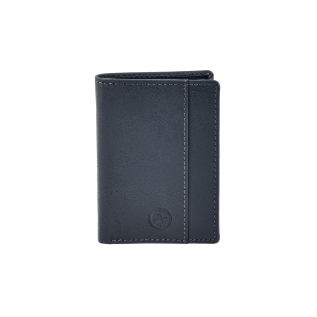 Daston 068 Ανδρικό Δερμάτινο Πορτοφόλι Μπλέ