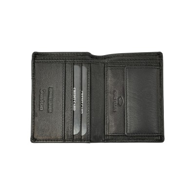 Daston 069 Ανδρικό Δερμάτινο Πορτοφόλι Μαύρο