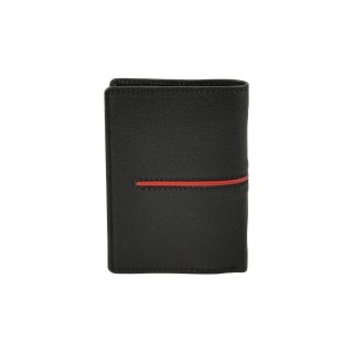 Daston 070 Ανδρικό Δερμάτινο Πορτοφόλι Μαύρο