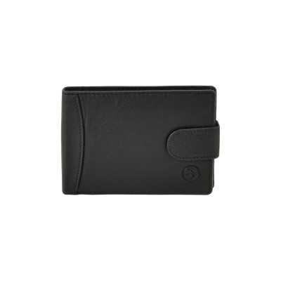 Daston 048 Ανδρικό Δερμάτινο Πορτοφόλι Μαύρο