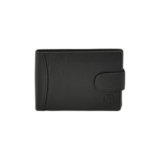 Daston 048 Ανδρικό Δερμάτινο Πορτοφόλι Μαύρο