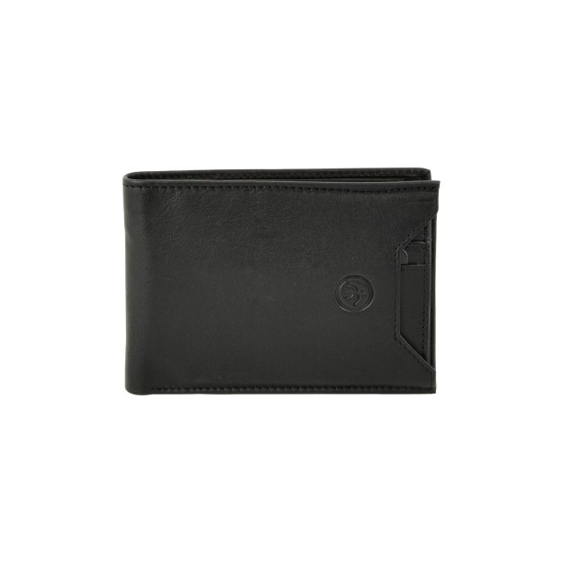 Daston 051 Ανδρικό Δερμάτινο Πορτοφόλι Μαύρο