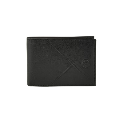 Δερμάτινο Ανδρικό Πορτοφόλι Μαύρο Daston 058