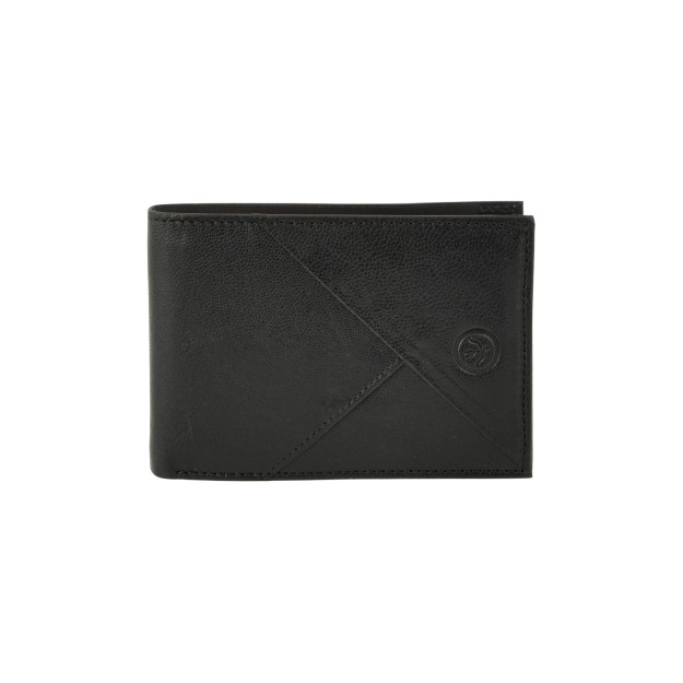 Daston 058 Ανδρικό Δερμάτινο Πορτοφόλι Μαύρο