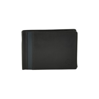 Δερμάτινο Ανδρικό Πορτοφόλι Μαύρο Daston 060