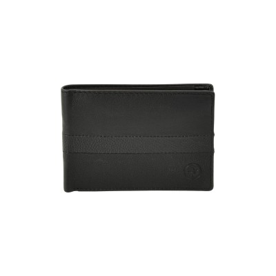 Daston 061 Ανδρικό Δερμάτινο Πορτοφόλι Μαύρο