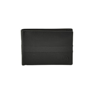 Daston 061 Ανδρικό Δερμάτινο Πορτοφόλι Μαύρο