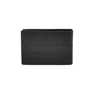 Daston 061 Ανδρικό Δερμάτινο Πορτοφόλι Μαύρο