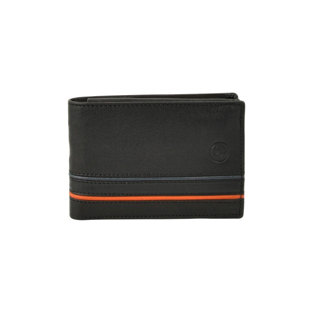 Δερμάτινο Ανδρικό Πορτοφόλι Μαύρο Daston 063